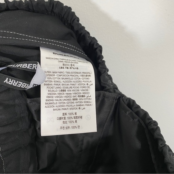 Burberry US 6 Maddie Zip Up Cargo Pants Black Contrast Stitch Zippers - Picture 12 of 16